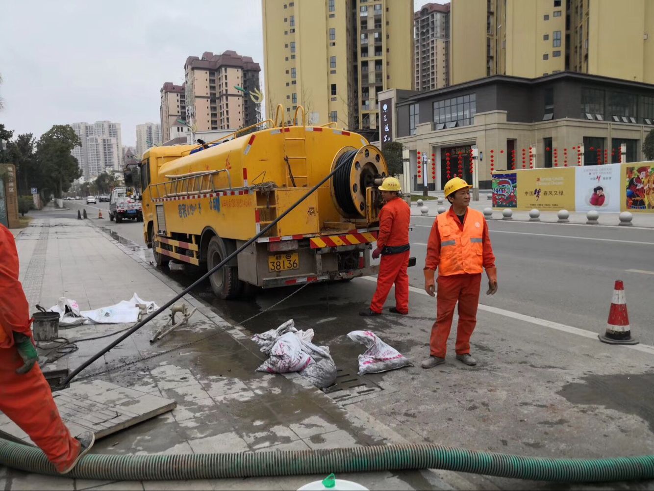 乐平排污管道清淤-管道清洗